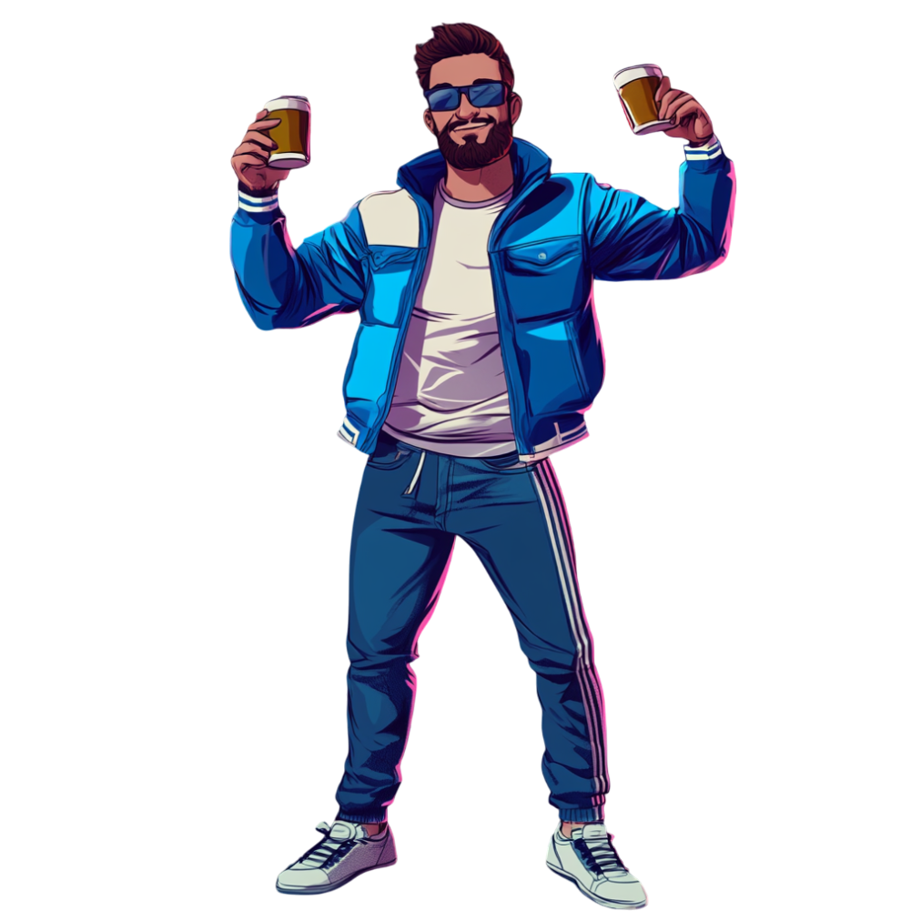 Osoba obstawiająca zakład w barze sportowym